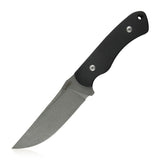 Kubey Black G10 Fixed Blade D2 Stonewashed Full Tang Knife 240A