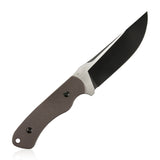 Kubey Tan G10 Black Coated D2 Full Tang Fixed Blade Knife 240C