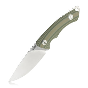 Kubey Green Micarta SW D2 Fixed Blade Full Tang Knife 249B