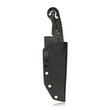 Kubey Totem Green Black G10 D2 Black Fixed Blade Full Tang Knife 250A