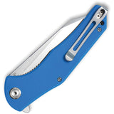 Kubey Flash Pocket Knife Linerlock Blue G10 Folding D2 Steel Blade 158A2