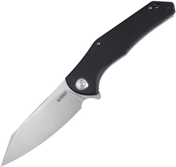 Kubey Flash Linerlock Black G10 D2 Tool Stainless Steel Folding Pocket Knife 158E