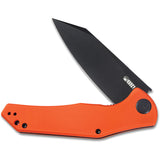 Kubey Flash Linerlock Orange G10 D2 Tool Black Steel Folding Pocket Knife 158G