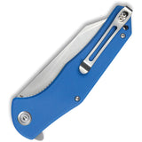 Kubey Flash Linerlock Blue G10 D2 Tool Stainless Steel Folding Pocket Knife 158H