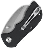 Kubey Karaji Linerlock Black G10 Folding D2 Steel Sheepfoot Pocket Knife 180A