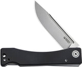 Kubey Akino Lockback Black G10 Folding Sandvik 14C28N Pocket Knife 2102A
