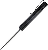 Kubey Akino Lockback Blackout G10 Folding Sandvik 14C28N Pocket Knife 2102D