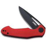 Kubey Dugu Linerlock Red G10 Folding 14C28N Sandvik Drop Point Pocket Knife 210F