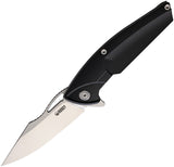 Kubey 221 Pocket Knife Linerlock Black G10 Folding D2 Steel Clip Pt Blade 221A
