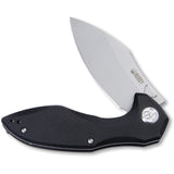 Kubey Noble Linerlock Black G10 Folding Satin D2 Steel Drop Pt Pocket Knife 236A