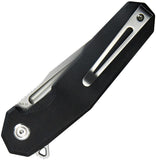 Kubey Carve Nest Linerlock Black G10 Folding AUS-10 Tanto Pocket Knife 237G