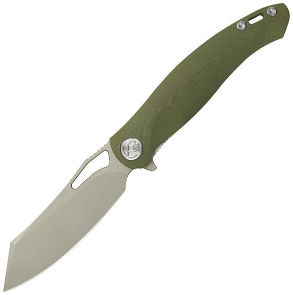 Kubey Pocket Knife Drake Linerlock Green G10 Folding AUS-10A Blade 239B