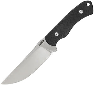 Kubey Fixed Blade Knife Black G10 Stainless Drop Point w/ Kydex Sheath 240D
