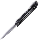 Kubey Raven Linerlock Black G10 Folding AUS-10 Drop Point Pocket Knife 245D