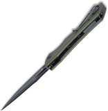 Kubey Raven Linerlock OD Green G10 Folding AUS-10 Drop Point Pocket Knife 245I
