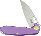 Kubey Vagrant Framelock Purple Titanium Folding S35VN Pocket Knife 284D