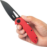 Kubey Vagrant Linerlock Red G10 Folding 14C28N Sheepsfoot Pocket Knife 291K