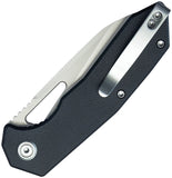 Kubey Vagrant Linerlock Black G10 Folding 14C28N Sheepsfoot Pocket Knife 291N