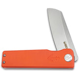 Kubey Sailor Linerlock Smooth Orange G10 Folding AUS-10A Steel Pocket Knife 317G