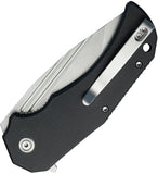 Kubey Bravo One Linerlock Black G10 Folding AUS-10 Tanto Pocket Knife 318A