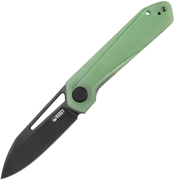 Kubey Royal Pocket Knife Linerlock Jade G10 Folding D2 Steel Clip Pt Blade 321C