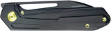 Kubey Royal Framelock Black 6AL4V Titanium Folding Bohler M390 Pocket Knife 321O