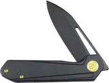 Kubey Royal Framelock Black 6AL4V Titanium Folding Bohler M390 Pocket Knife 321O