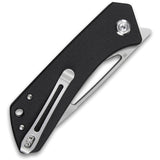 Kubey Linerlock Pocket Knife Black G10 Folding D2 Steel Drop Point Blade 331A