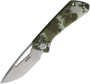 Kubey Thalia Linerlock Digital Camo G10 Folding D2 Tool Steel Pocket Knife 331I