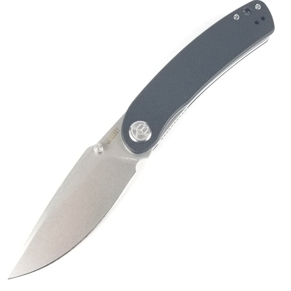 Kubey Momentum Linerlock Black G10 Folding Knife D2 Steel Blade 344A