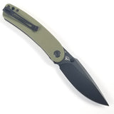 Kubey Momentum Linerlock Green G10 Folding Knife D2 Steel Blade 344B