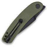 Kubey Momentum Pocket Knife Linerlock OD Green G10 Folding AUS-10 Blade 344G