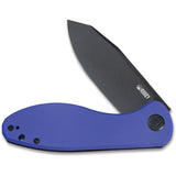 Kubey Master Chief Linerlock Blue G10 Folding AUS-10 Steel Pocket Knife 358G