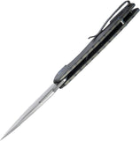 Kubey Tityus Framelock Flamed 6AL4V Titanium Folding 14C28N Pocket Knife 360E