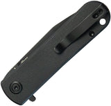 Kubey NEO Linerlock Blackout G10 Folding AUS-10 Clip Point Pocket Knife 371B