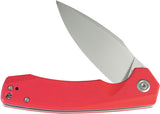 Kubey Calyce Linerlock Red G10 Folding AUS-10 Drop Point Pocket Knife 901J