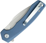 Kubey Calyce Linerlock Blue G10 Folding AUS-10 Drop Point Pocket Knife 901M