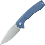 Kubey Calyce Linerlock Blue G10 Folding AUS-10 Drop Point Pocket Knife 901M