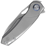 Kunwu Knives Zen Compact Framelock Titanium Folding Elmax Pocket Knife K704C