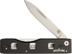 Keyport Pocket Slip Joint Knife Black Aluminum Module PMPKNB