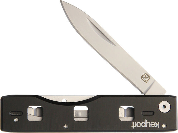 Keyport Pocket Slip Joint Knife Black Aluminum Module PMPKNB