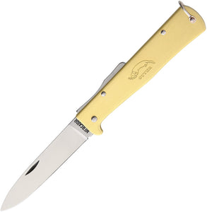 OTTER-Messer Mercator Brass Folding Carbon Steel Pocket Knife L154B