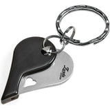 Lion Steel LionBeat Heart Horn AISI 440 Stainless Black Knife Keychain