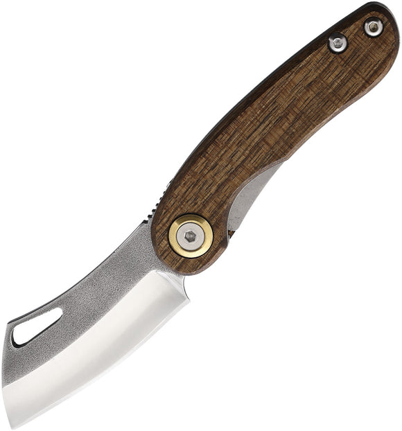 Leader Knives F104 Linerlock Turkish Wood 4116 stainless Folding Knife