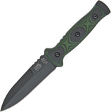 TOPS Knives Lone Rider Fixed Blade Green & Black G10 Handle Knife