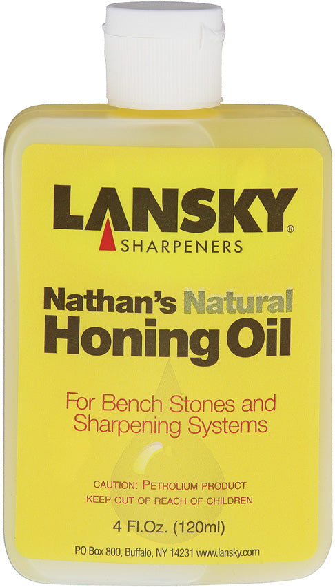 Lansky Nathans 4 oz Natural Knife Honing Oil 03200