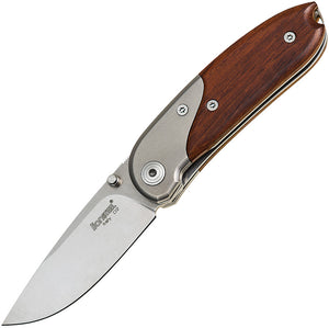 LionSTEEL Mini Linerlock Santos Wood Folding D2 Tool Steel Pocket Knife 8200ST