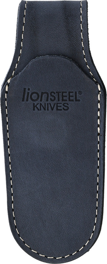LionSTEEL Vertical Black Leather Knife Sheath 900MK01BL