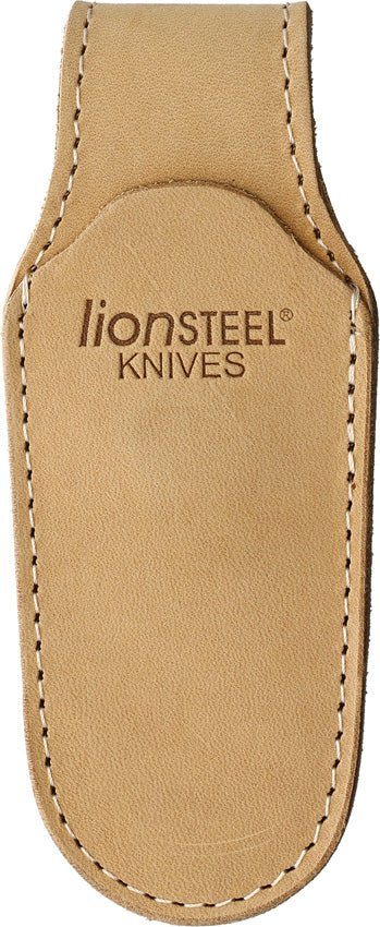 LionSTEEL Vertical Brown Leather Knife Sheath 900MK01SN