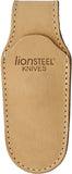 LionSTEEL Vertical Brown Leather Knife Sheath 900MK01SN